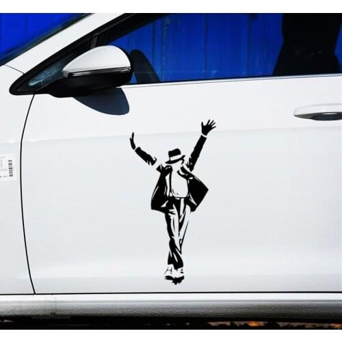 Michael Jackson King of Pop Music Car Stickers Creative Funny Decoration Decals For Doors Auto Tuning Styling Vinyls D21