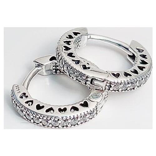 Original S925 Sterling Silver Pan Earrings New Hollowed Out Temperament fashion Earrings For Wedding Gift Fashion Jewelry