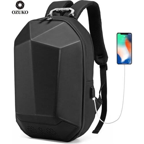 Men Fashion Three-dimensional Shaped 15.6" Laptop Anti-theft Backpack Women 3D Travel School Luggage Bags with Bluetooth Speaker