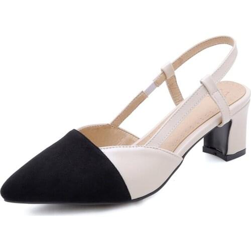 Big Size 9 10 11 12 13 14 15 16 17 high heels sandals women shoes woman summer ladies Sharp-nosed shallow-mouthed color sandals