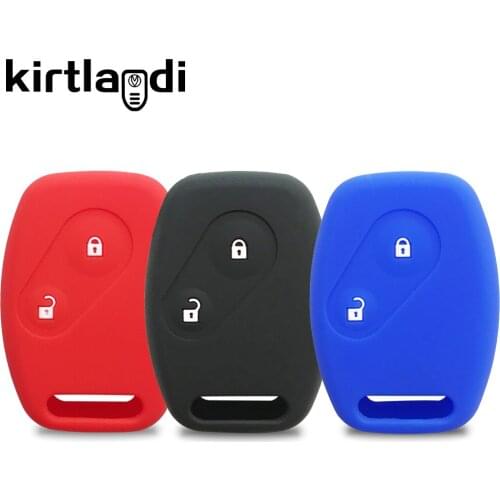 Silicone Key Case Cover For Honda Civic Accord Pilot Fit CRV SRV FRV Ridgeline Jazz Insight CRZ Keyless Fob Shell Skin Protector