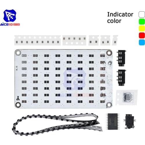 Diymore 8x8 Audio Spectrum Level LED Indicator Board FFT 8x8 Acoustical Spectrum LED Light Audio Indicator DIY Kit for Arduino