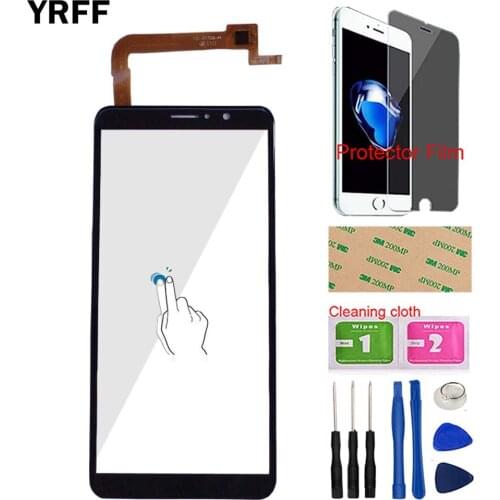 Phone Touch Screen Panel For NDC Nova Touch Screen Front Glass Digitizer Panel Lens Sensor Tools 3M Glue Protector Film