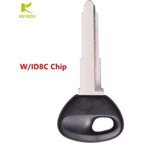 KEYECU Replacement Ignition Transponder Key Uncut With ID8C Chip for MAZDA MVP 626 Miata MX5 2000-2005 PN: BJYV-76-2GX