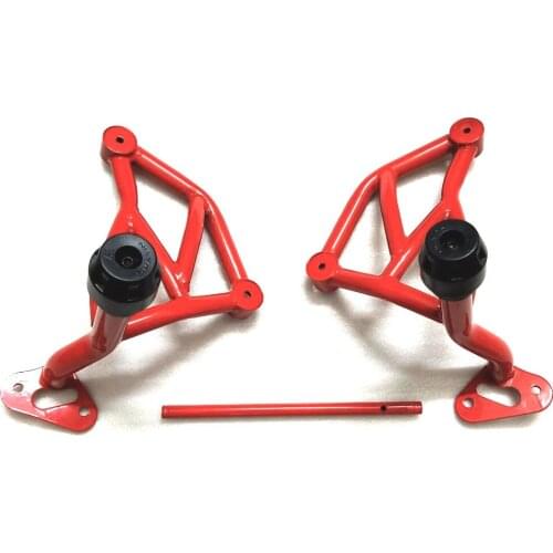 Motorcycle High Quality Side Safety Bumper Engine Guard Highway Crash Bar Protector For Haojue Suzuki DR160 DR160S