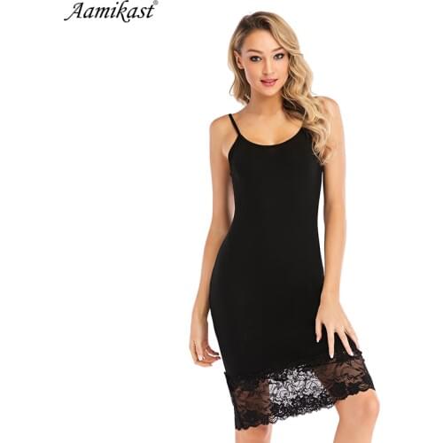 Aamikst Women Sexy Nightgown Lace Trim Lingerie Sleepwear Camisole Chemise V-Neck Home Dress Night Shirt Sleepwear Nightwear