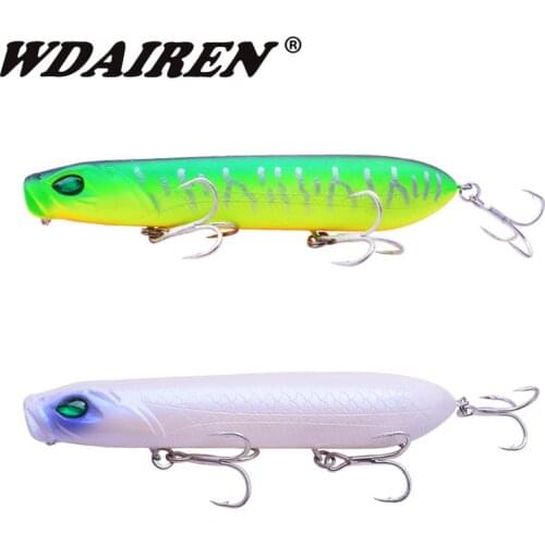 1Pcs 100mm 18.5g Topwater Pencil Lure The Best Bass Surface Fishing Hard Lure Bait Floating Wobbler Artificiais Decoy Sitckbait