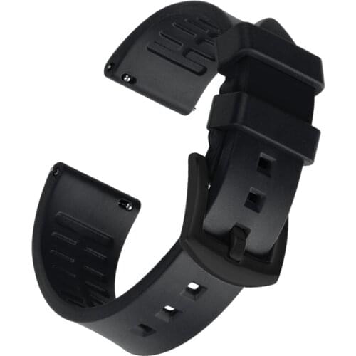 20 22 24mm Watchband Fluororubber Watch Band New High Quality Premium Sport Silicone Watch Strap Quick Release Rubber Watch Band