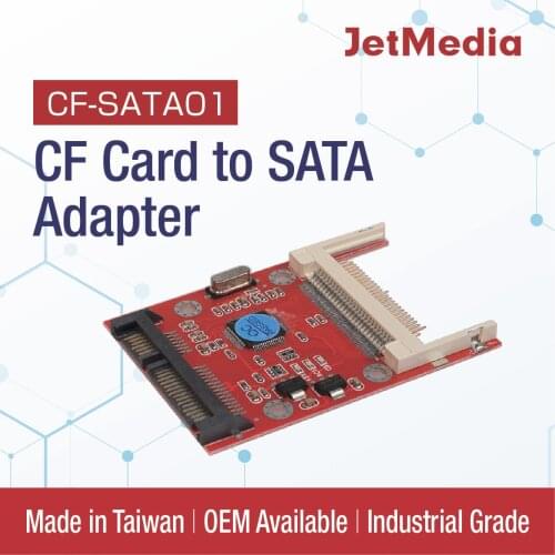 CF card to SATA Adapter JetMedia CF-SATA01 High Quality convert CF card to SATA