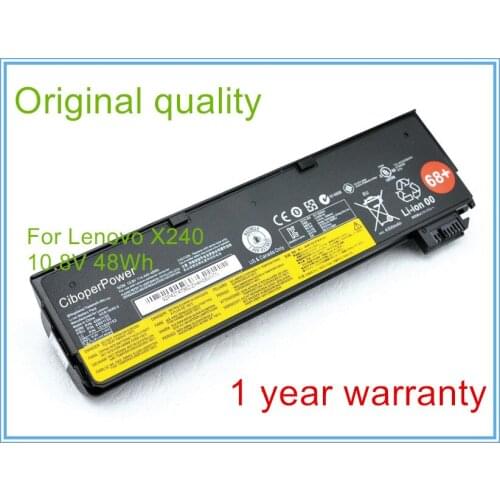 6 cell Original Laptop Battery for T440S T440 X240 Touch 45N1128 45N1129 10.8V 48WH