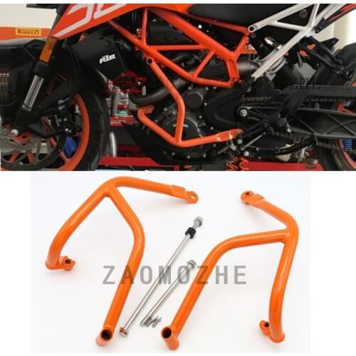 Motorcycle Crash Bar Frame Engine Protection Guard Bumper For KTM duke 250 390 2017 2018 Bumper engine 17-18