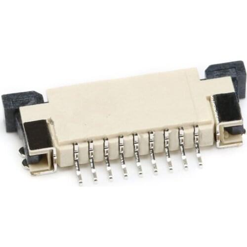 Free shipping 20pc FFC/FPC 9P 1mm Pitch Cable socke Flat Connector Top Contact 9PIN