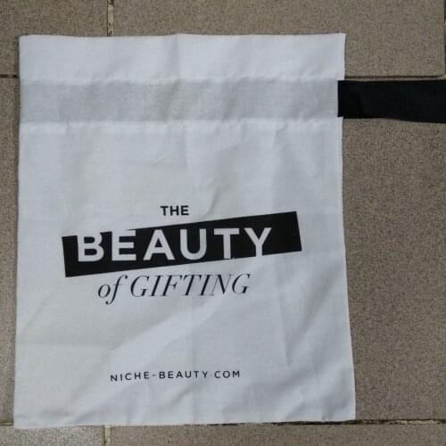 Free shipping small cotton jewelry gift pouch cotton drawstring bag for gold silver jade jewelry packaging