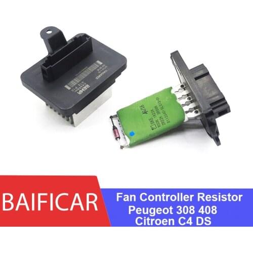 Baificar Brand Air Conditioning Heater Fan Controller Resistor Motor Control Module 1610497380 For Peugeot 308 408 Citroen C4 DS