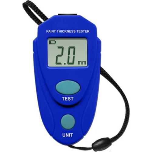 Mini Digital Thickness Gauge Car Paint Detector Car Coating Paint Digital Thickness Meter Automatic Calibration Data Retention