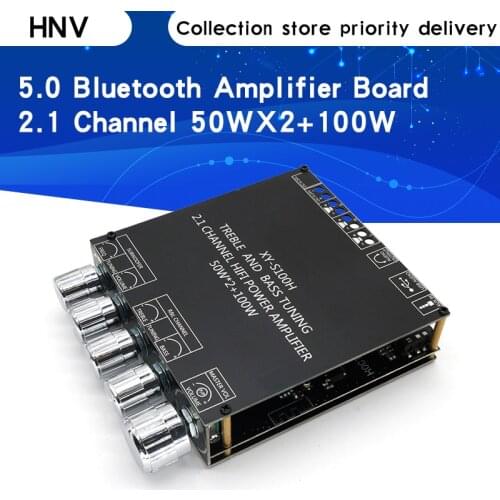HIFI TPA3116 5.0 Bluetooth Subwoofer Amplifier Board 50WX2+100W 2.1 Channel Stereo speaker Audio BASS AMP Module Home music