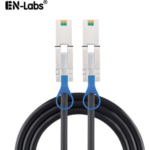 Mini SAS SFF 8088 Male to Male Data Cable,External SAS 26Pin SFF-8088 to 8088 Serial Attached SCSI Cord for Server SAS
