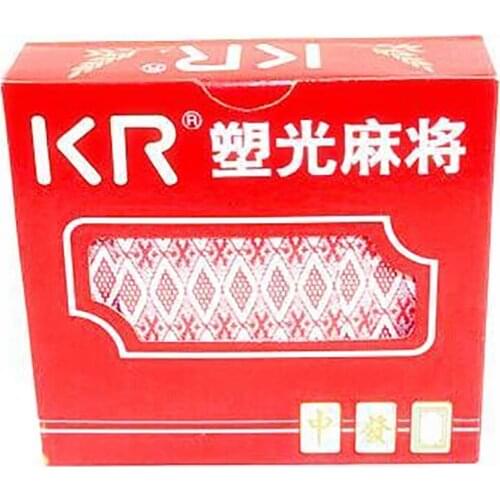 144PCS Cards Mahjong PokerHigh Quality Paper ,Send 2 Dice Easy Carry With Free Shipping