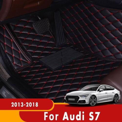 Custom Carpets For Audi S7 2018 2017 2016 2015 2014 2013 Leather Car Floor Mats Car Accessories Interiors Auto Styling Rugs