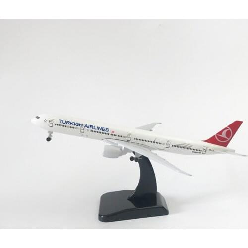 20CM Turkish Airlines Boeing 777 Airplane Model Alloy Metal Diecast Aircraft Model Toy Plane Gift