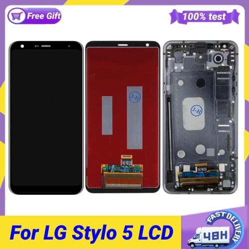 Original 6.2" For LG Stylo 5 Q720 LM-Q720CS Q720QM6 Q720MS Q720TSW Q720QM LCD Display Touch Screen Digitizer For LG Stylo+ 5