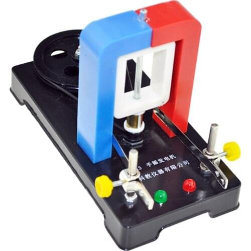 Hand Cranked Power Generator Physics Experiment Laboratory Supplies Teaching Aid Science Learning Educational Equipment