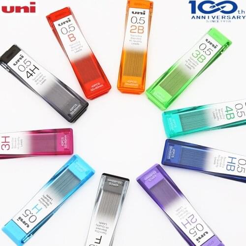 3pcs Japan UNI 202ND Automatic Lead Core Replacement Pencil Lead School Stationery Office Supplies B/H/HB/2B