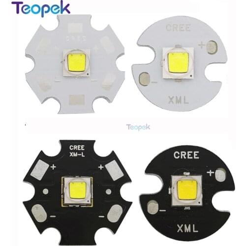 CREE XML2 LED XM-L2 T6 10W WHITE Neutral White Warm White High Power LED Emitter with 16mm 20mm PCB For Flashlight Torch