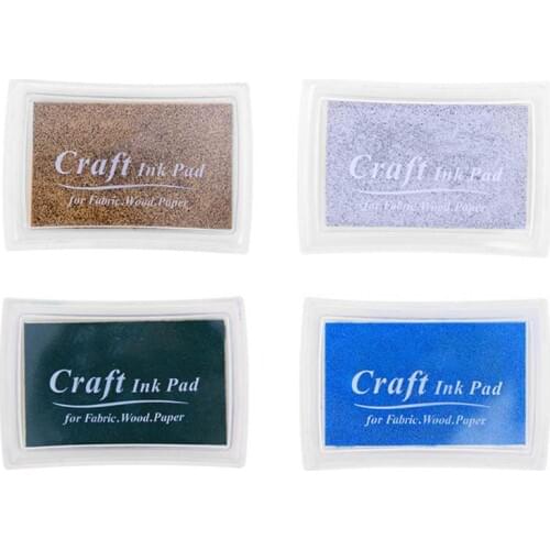 Seal Finger Print Inkpad DIY Crafts Scrapbooking Album Rubber Stamp Decoration Finger Print Ink Pad Craft Kids Toys