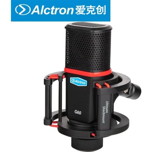 ALCTRON G60 High Quality Large Diaphragm Condenser Recording Microphone With Shockmount For Studio,Live Broadcasting