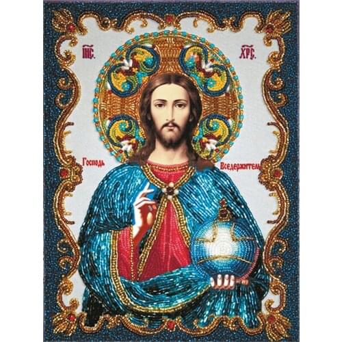 YNX new 5D diamond painting round diamond cross stitch hanging picture square diamond religious DIY Jesus diamond painting