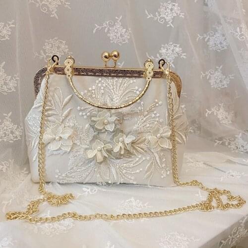 Angelatracy 2020 New Jacquard Luxury Handbags Women Bags 3D Flower Retro Women Messenger Bags Hand Bag Lady Beige bolsa feminina