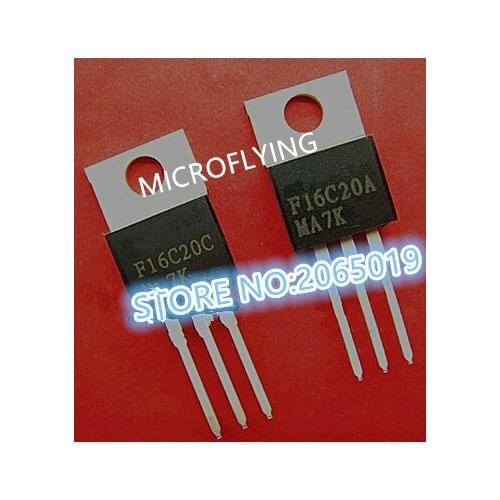 1PAIR/2PCS F16C20A F16C20C F16C20 TO-220 Fast recovery diode