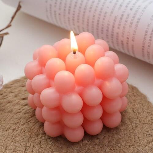 3D Square Silicone Candle Mould Aromatherapy Candle Mold DIY Handmade Candle Material Resin Plaster Mold Candle Making Supplies