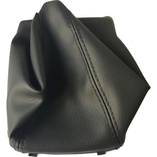 Car Auto Gear Shift Collars Carbon Fiber Car Manual Shifter Gear Shift Boot Cover Gaiter For Ford C-MAX Facelift Kuga