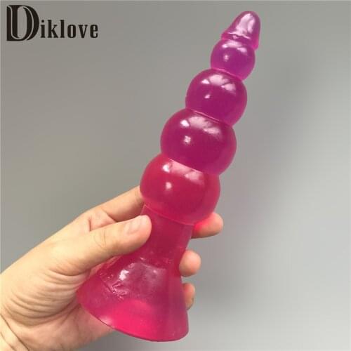 Big Anal Butt Plug Toys Large Silicone Anal Beads Plug Dildo Erotic Gay Sex Toys Sex Products for Men Women