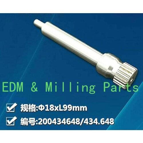 CNC EDM Wire Cutting 18X99mm 200434648 135010087 C314 Machine Head Connecting Shaft 434.648 Axis For CHARMILLES Machine Service