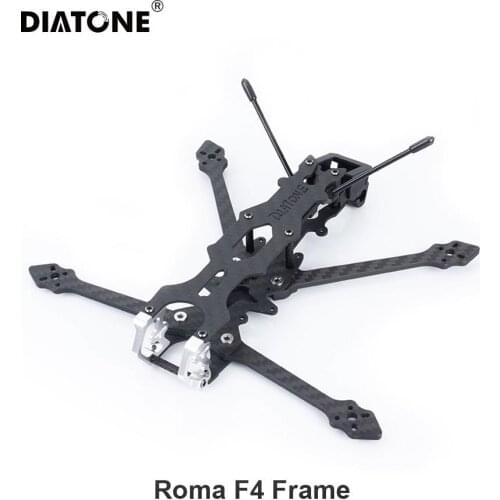46Grams DIATONE ROMA F4 176mm Carbon Fiber LR4 Frame Kits 3mm Arm for FPV Racing LR4 4SMicro Long Range Drones Replacements