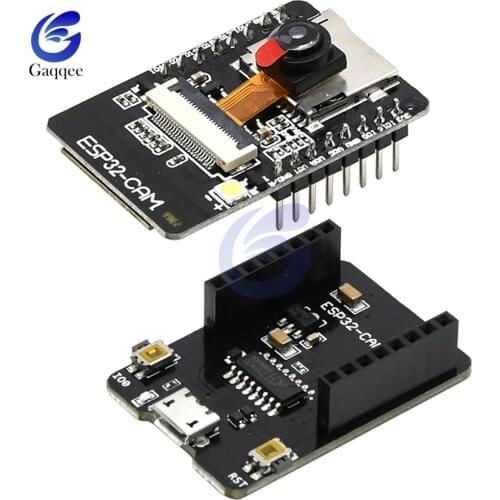 ESP32-CAM-MB WIFI ESP32 CAM Bluetooth Development Board with OV2640 Camera MICRO USB to Serial Port CH340G 4.75V-5.25V