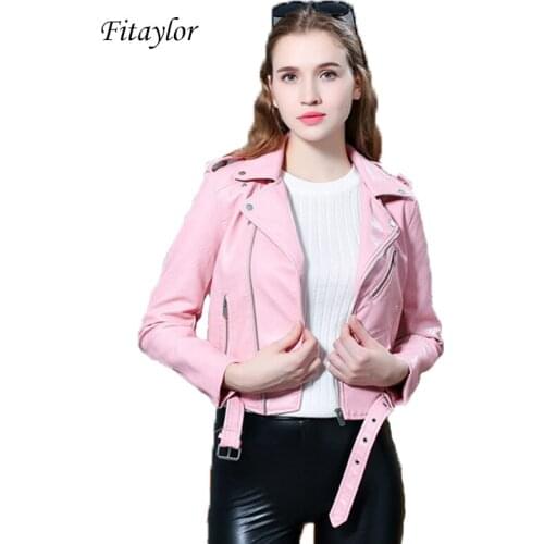 Fitaylor Women's Leather Jackets