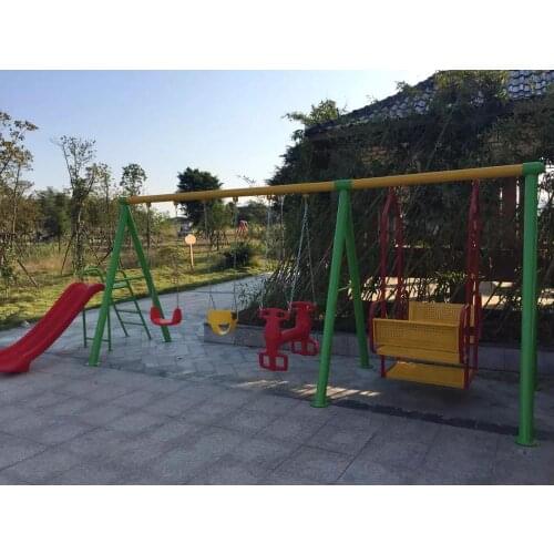 Outdoor baby swing chair playground childrens plastic slide garden toys seat kids monkey bars set children child swing nest Q78