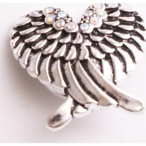 XH5801 wing Metal Snap button for 18mm snap jewelry