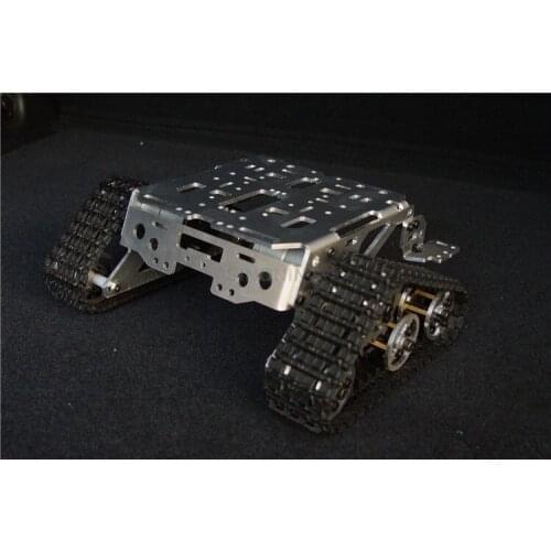 Metal Aluminum Alloy Smart Robot WaLee Tracked Tank Chassis Platform Kit Crawler Track Vehicle Walee Mobile Platform