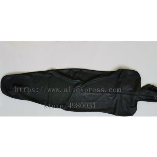 Back zipper design & open nostrils custom tailored adults latex bondage Fetish sleeping bag made of 0.6mm thickness real latex