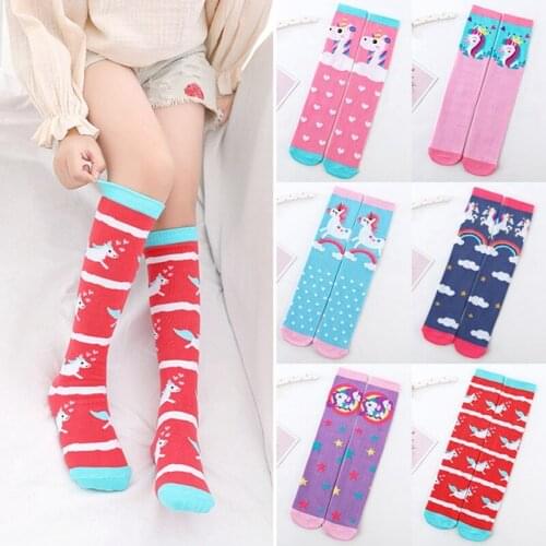 Cartoon Straight Childrens Tube Sockswomens Animal Series Novelty Casual Socks