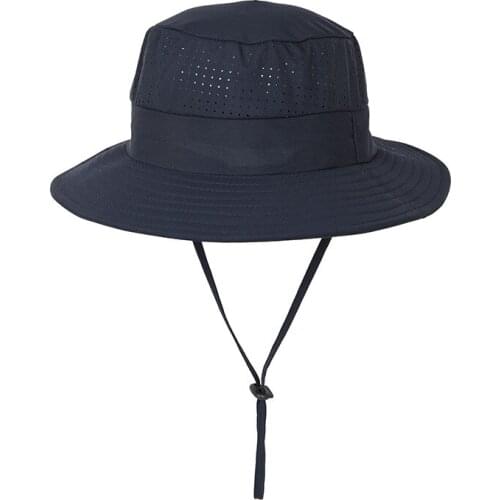 Bucket Hat Men Summer Fisherman Sun Beach Climbing Outdoor With String Mesh Breathable UV Protection Holiday Accessory For Women