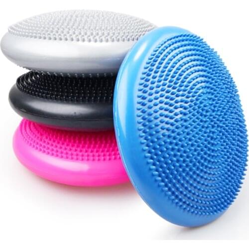 33x33cm Inflatable Yoga Massage Ball Durable Universal Sports Gym Fitness Yoga Wobble Stability Balance Disc Massage Cushion Mat