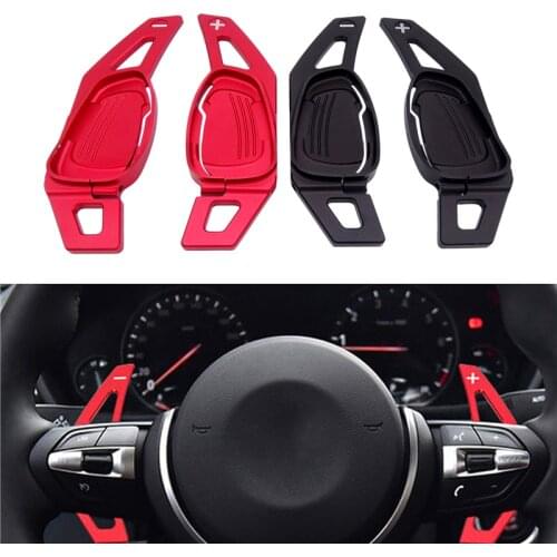 2pcs Aluminum Car Gear Shifter Steering Wheel Shift Paddle DSG Extension For Audi A5 S3 S5 S6 SQ5 RS3 RS6 RS7 Car Style