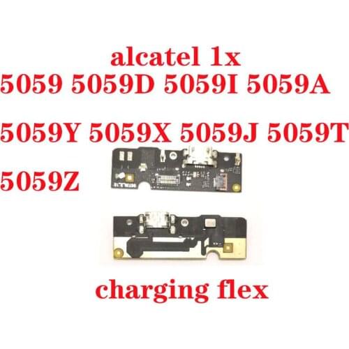 USB Charging Port Flex For Alcatel 1x 5059 5059D 5059E 5059A 5059J 5059K USB Charger Port Connector Board Flex Cable Part