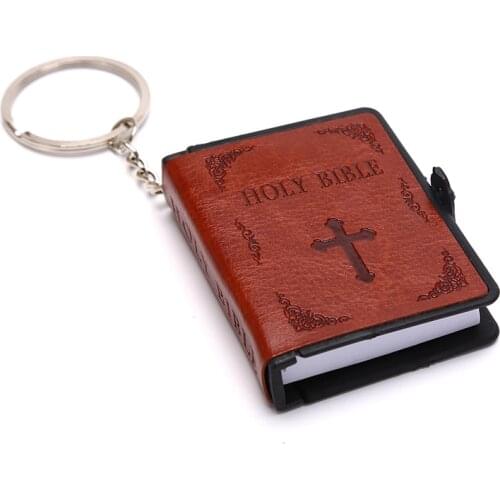 1 PC Mini Ark Koran Boek Real Papier Kan Lezen Arabisch De Koran Sleutelhanger Moslim Sieraden Decoratie Gift Sleutel Hanger